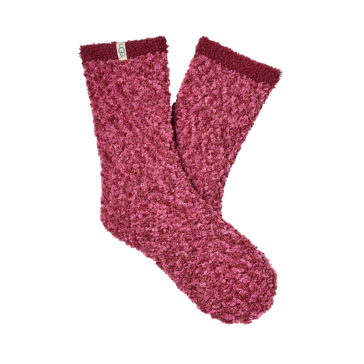 UGG Women's Cozy Chenille Sock, Coffee Berry