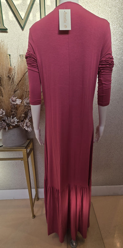 Rosella Jumper Style Nursing Nightgown, Strawberry