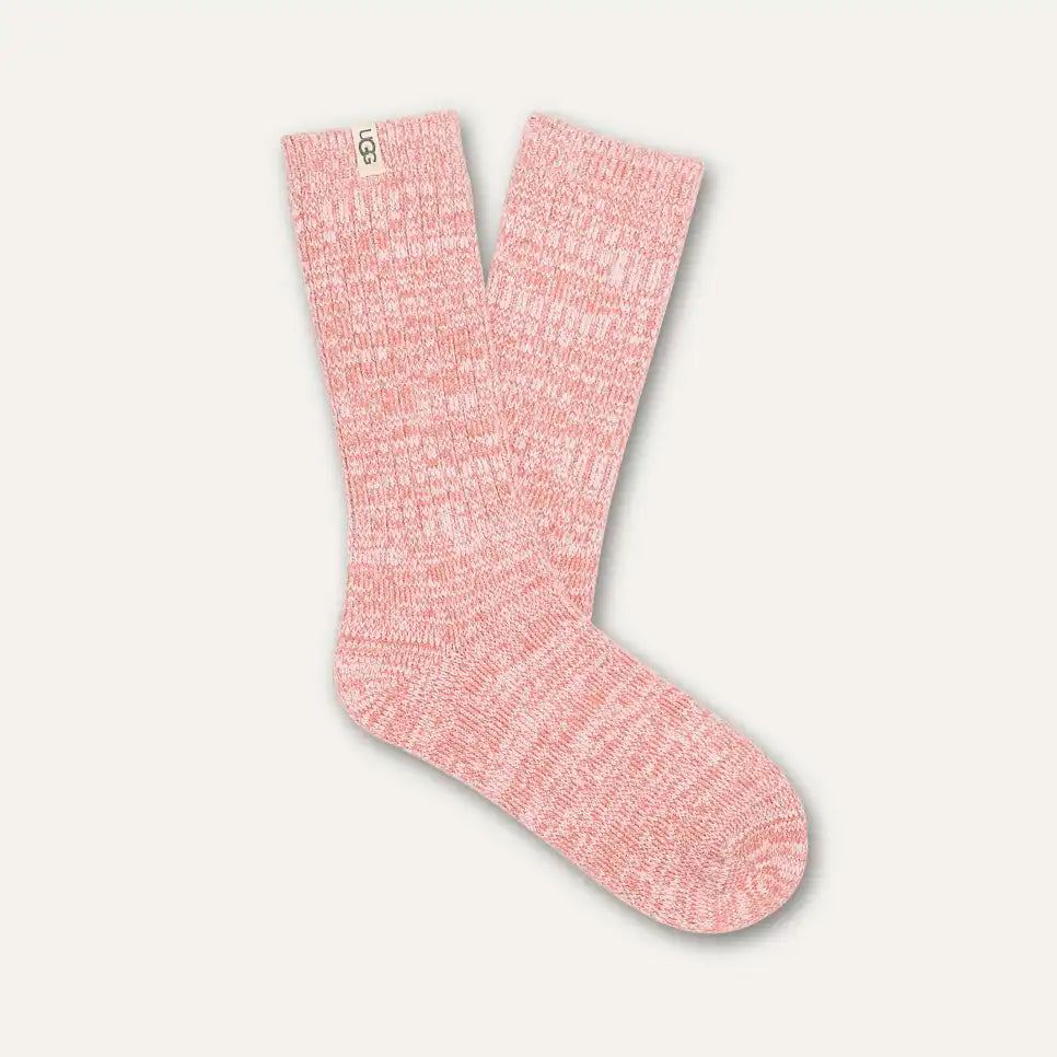 UGG Rib Knit Slouchy Crew Sock, Dusk