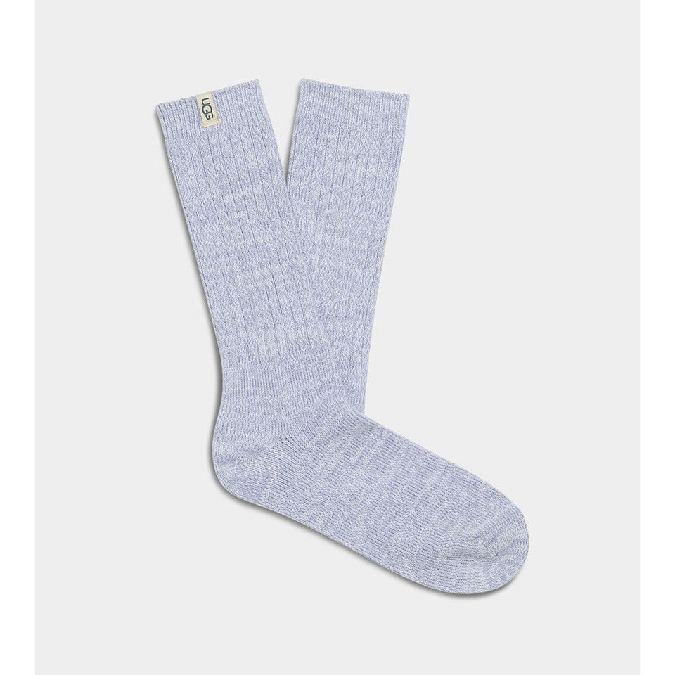 UGG Rib Knit Slouchy Crew Sock, Bluebell