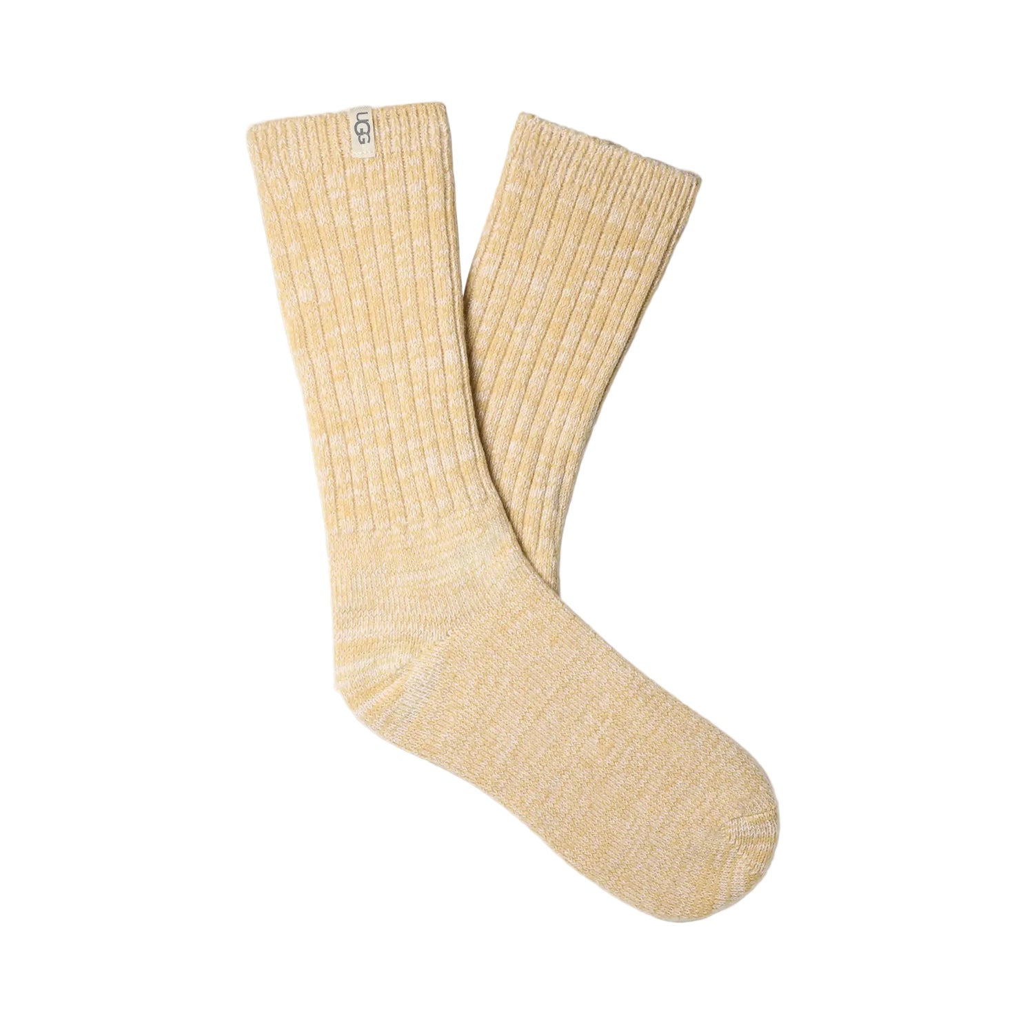 Rib Knit Slouchy Crew Sock, Millet