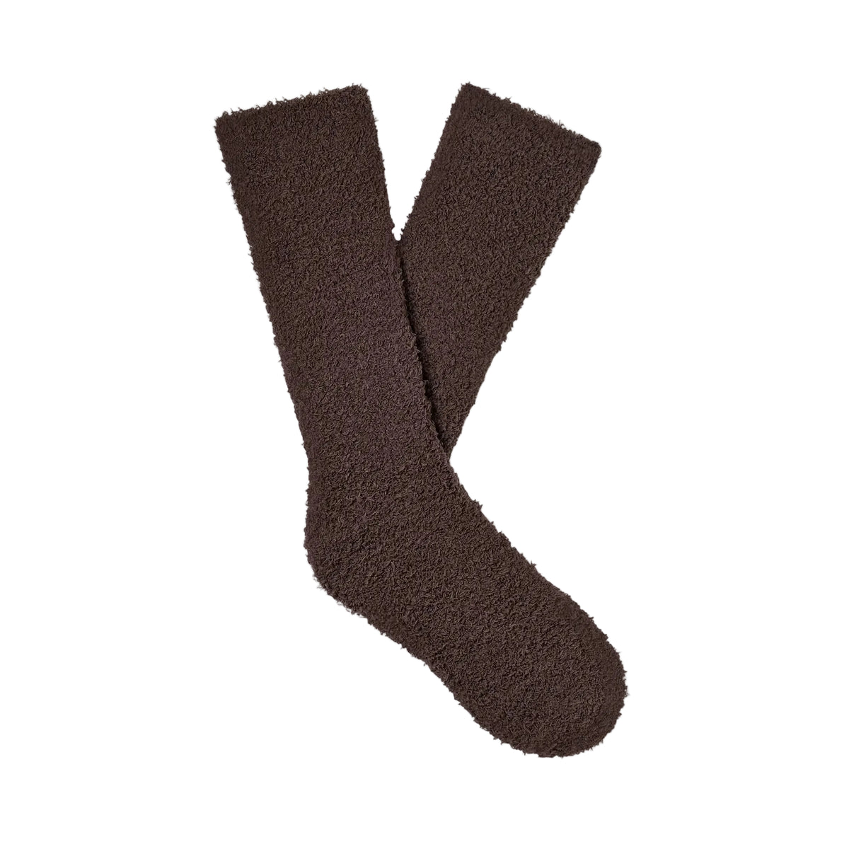 UGG Men's Fincher Ultra Cozy Crew Socks, Burnt Cedar
