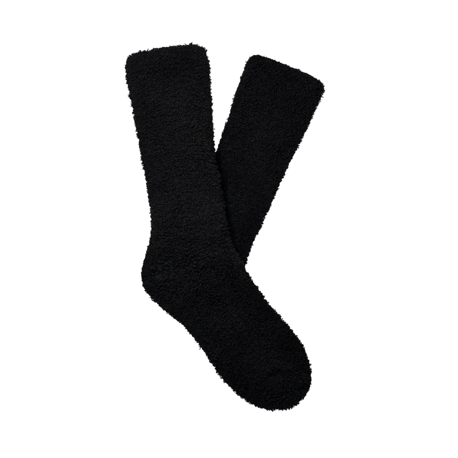 UGG Men's Fincher Ultra Cozy Crew Socks, Black