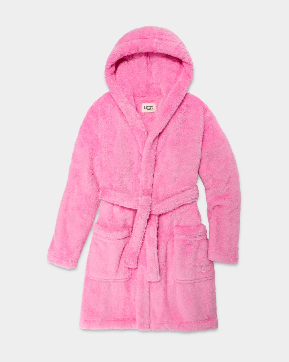 Aarti Plush Robe, Pink Meadow