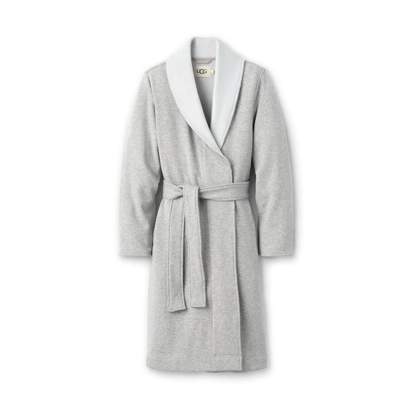 UGG Women's Duffield Terry Cotton Robe, Seal Heather