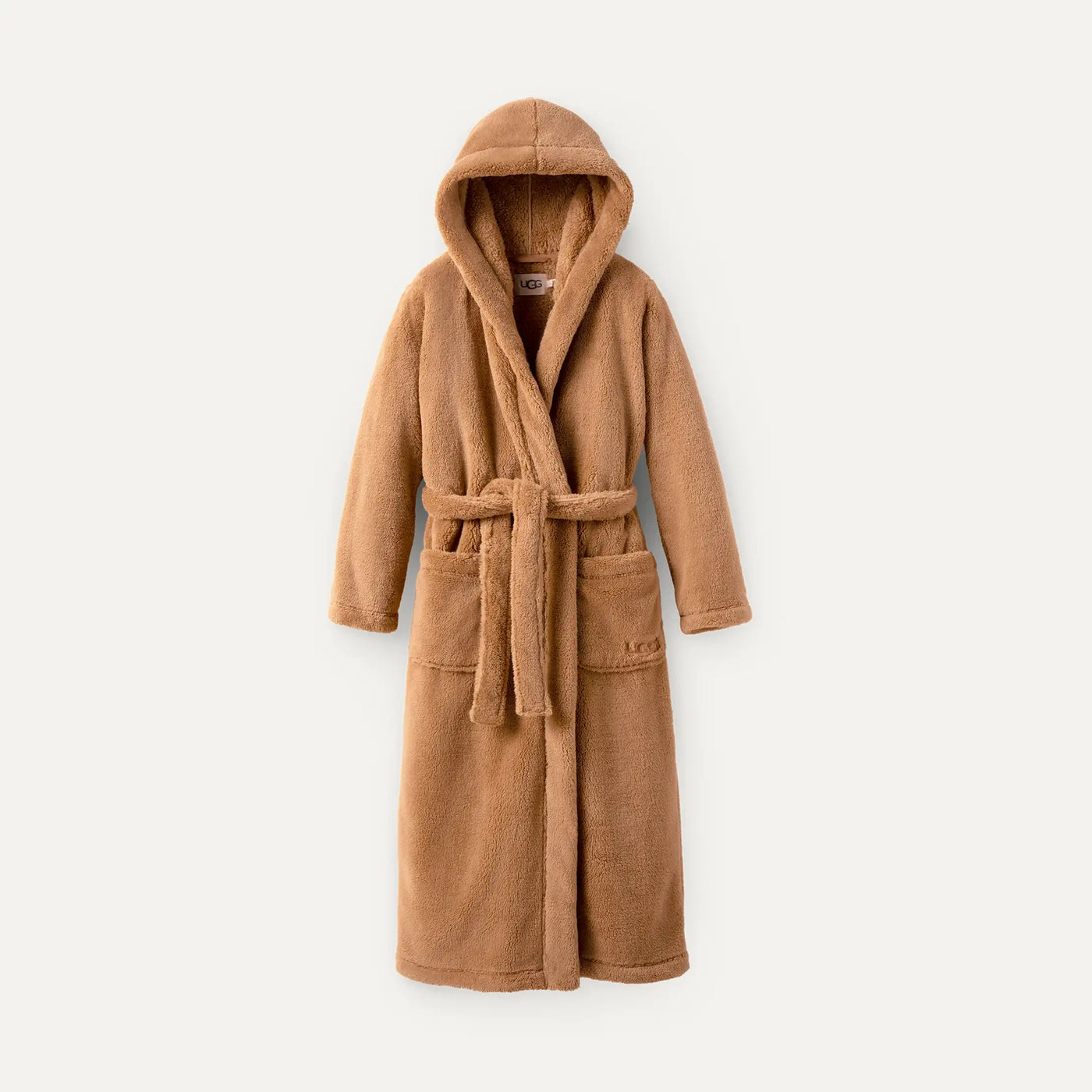 UGG Aarti Plush Long Morning Robe, Chestnut