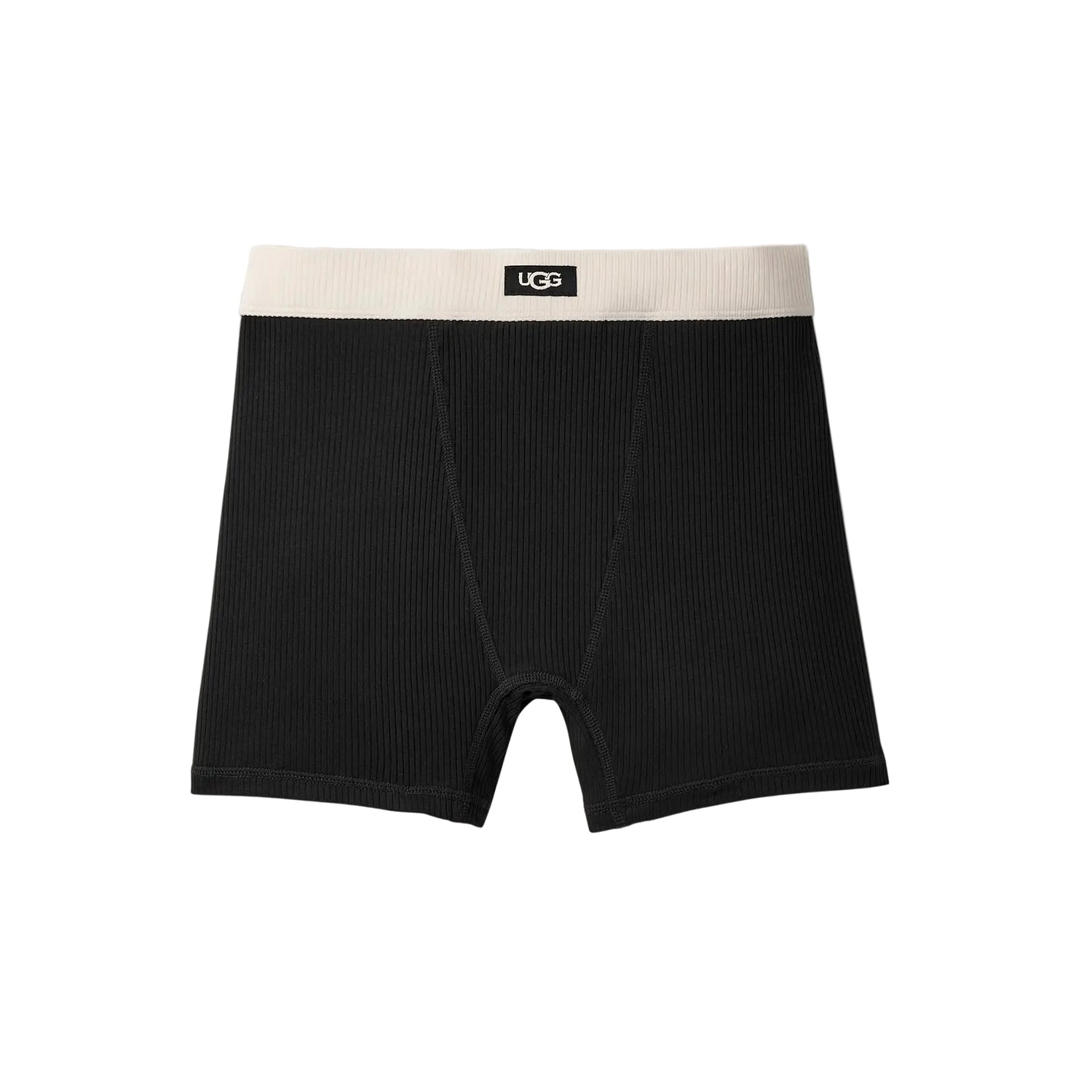 UGG Alexiah Boy Shorts Rib, Black/Nimbus