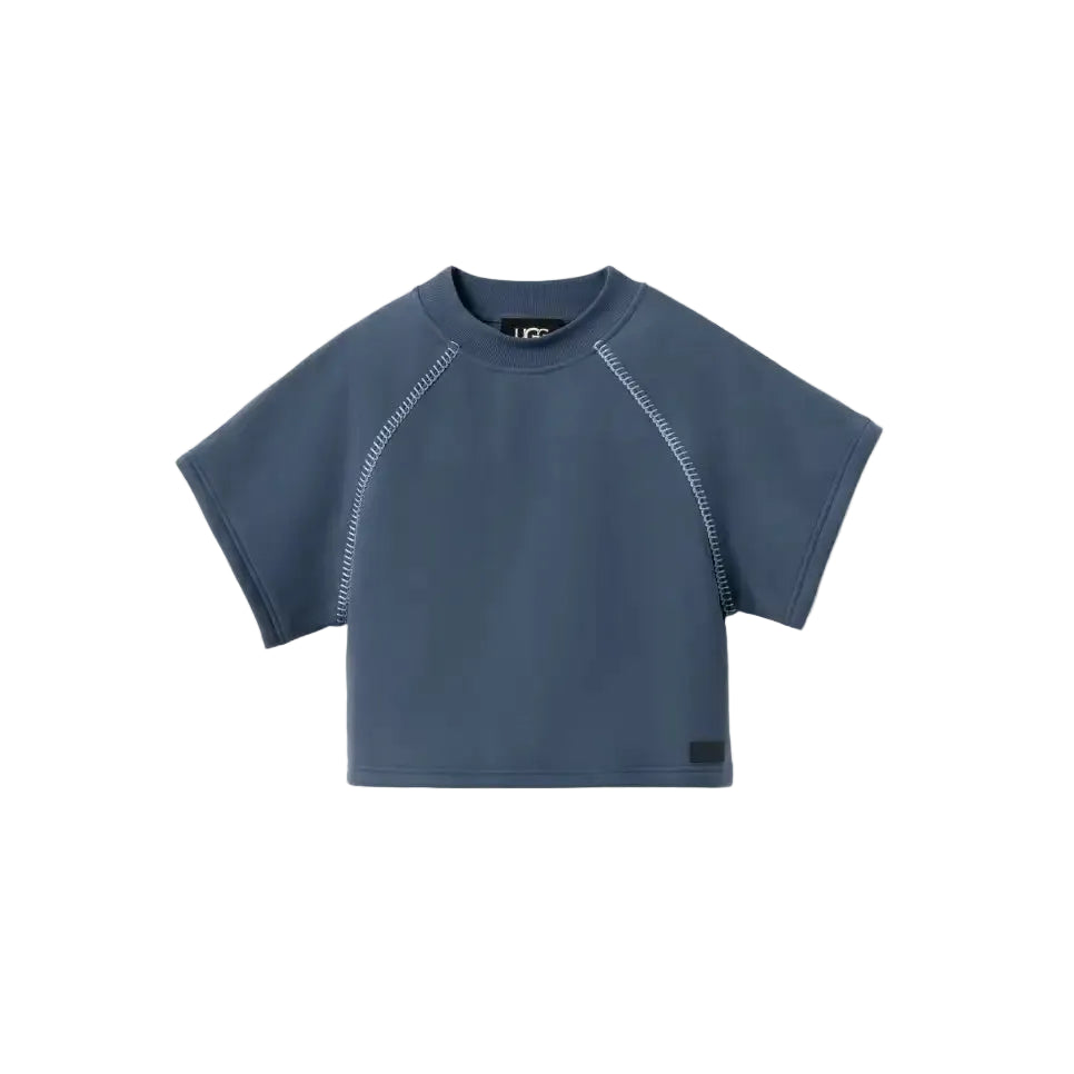 UGG Women's Classic Short Sleeve Crewneck, Desert Blue