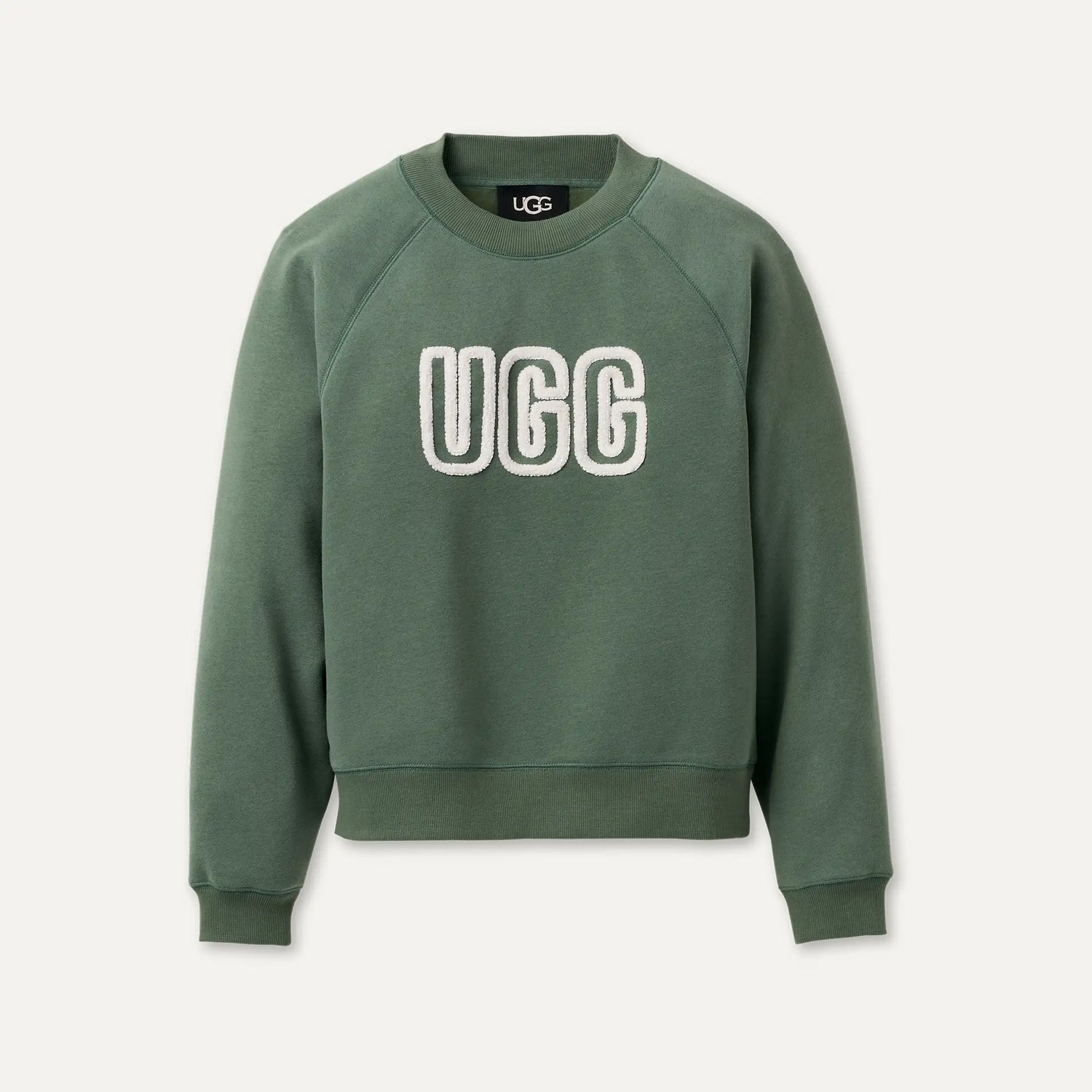 UGG Logo Crewneck, Green Stone