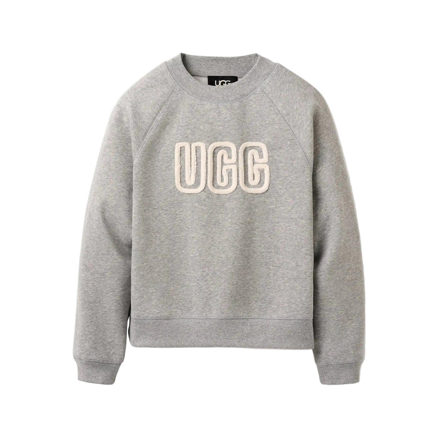 UGG Women's Logo Crewneck, Grey Heather