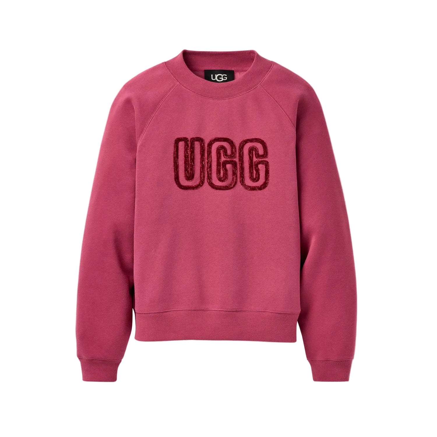 UGG Women's Logo Crewneck, Strawberry