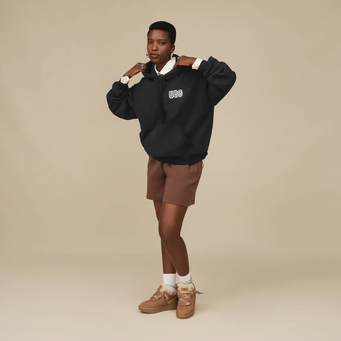 Ugg Women's UGG Logo Hoodie, Black