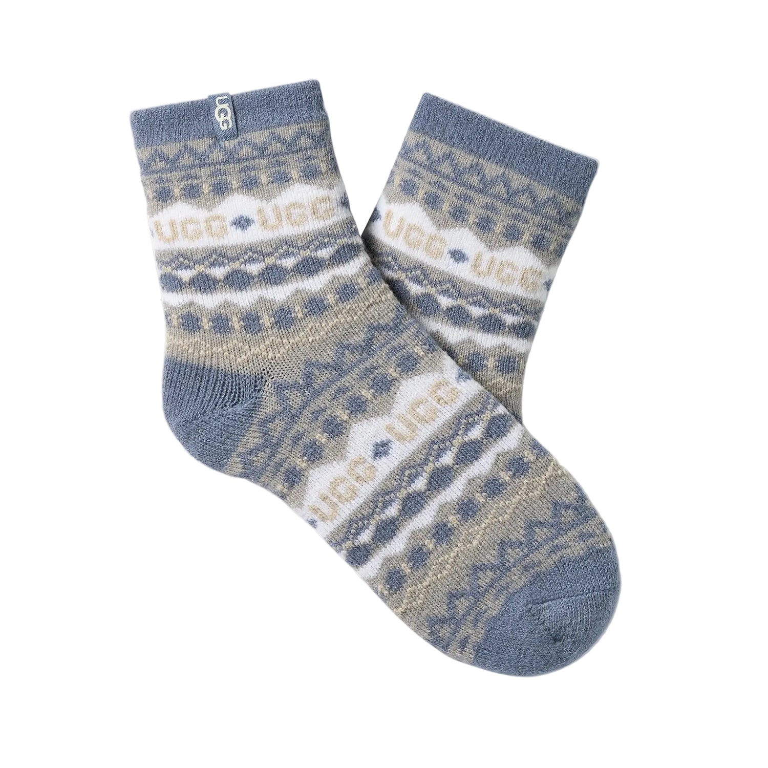 UGG Cressida Cozy Quarter Sock, Grey Heather Multi