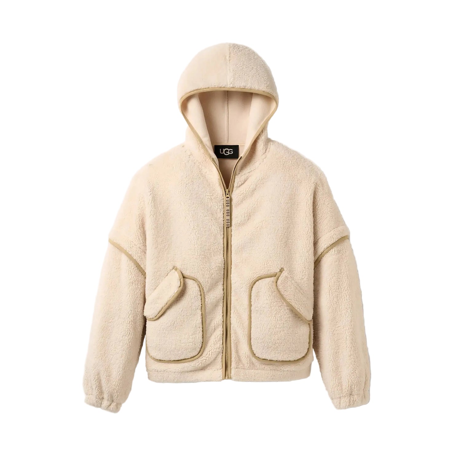 UGGfluff Mariella Zip Hoodie, Cream