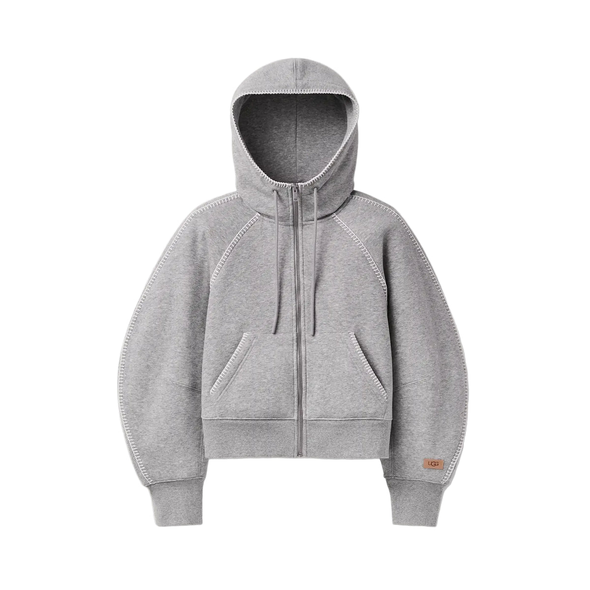 UGG Classic Full Zip Hoodie 1180556, Grey Heather
