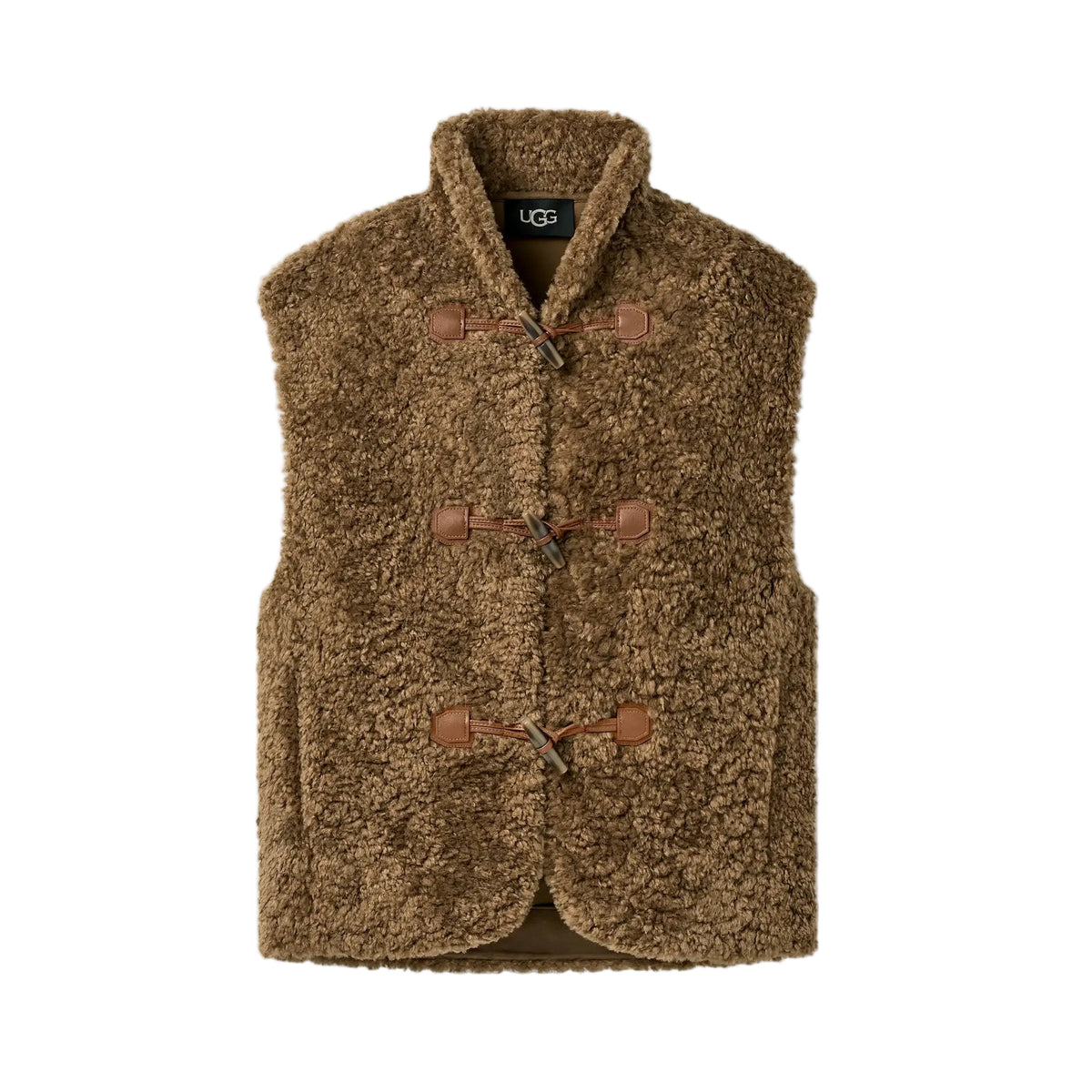UGG Niah Toggle Vest, Coffee Grounds