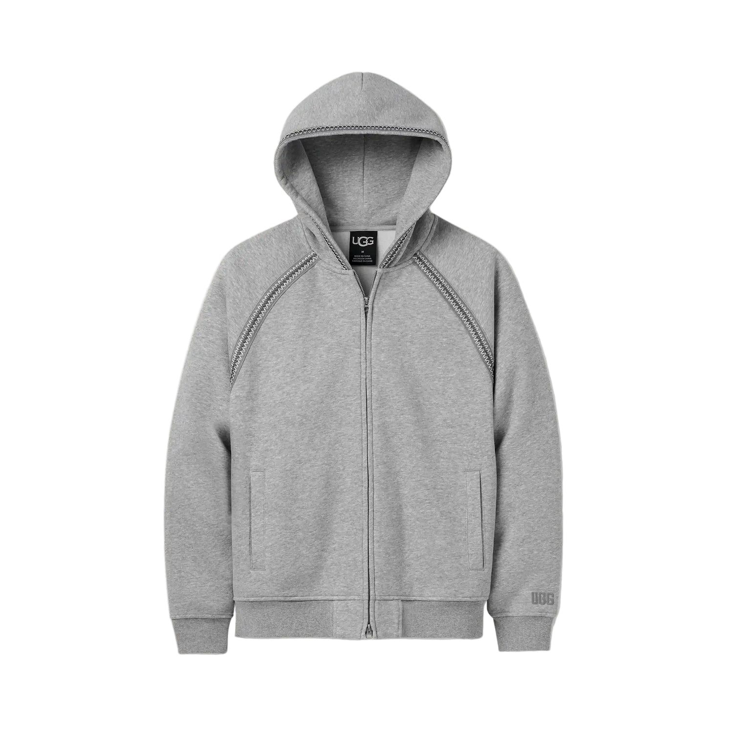 UGG Tasman Full-Zip Jacket 1180630, Grey Heather