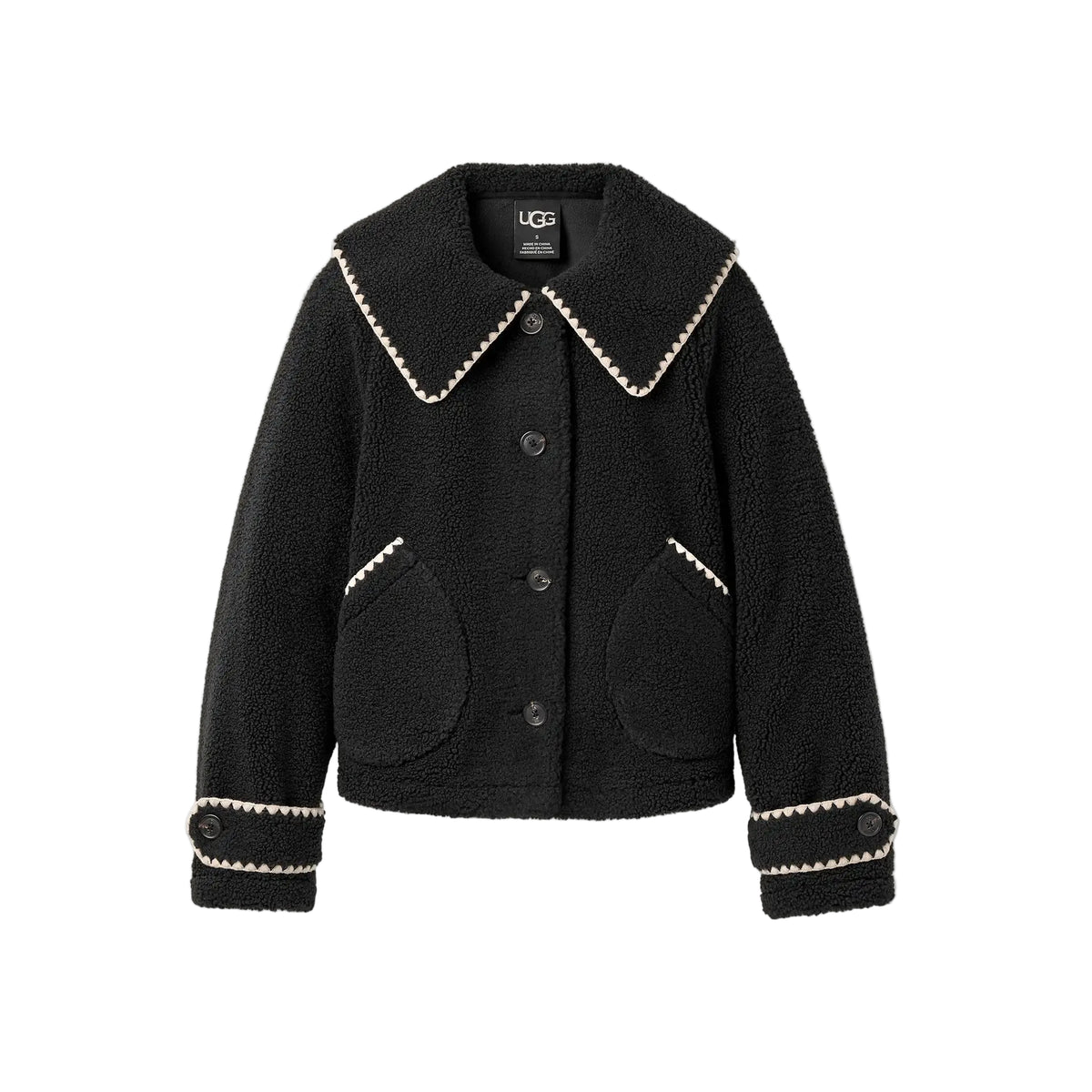 UGG Nikia Collared Jacket, Black