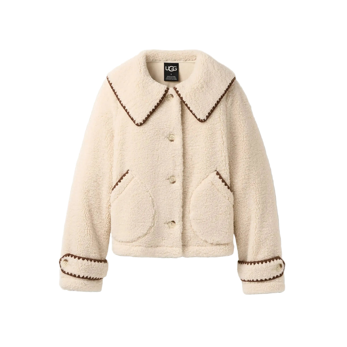 UGG Nikia Collared Jacket, Cream