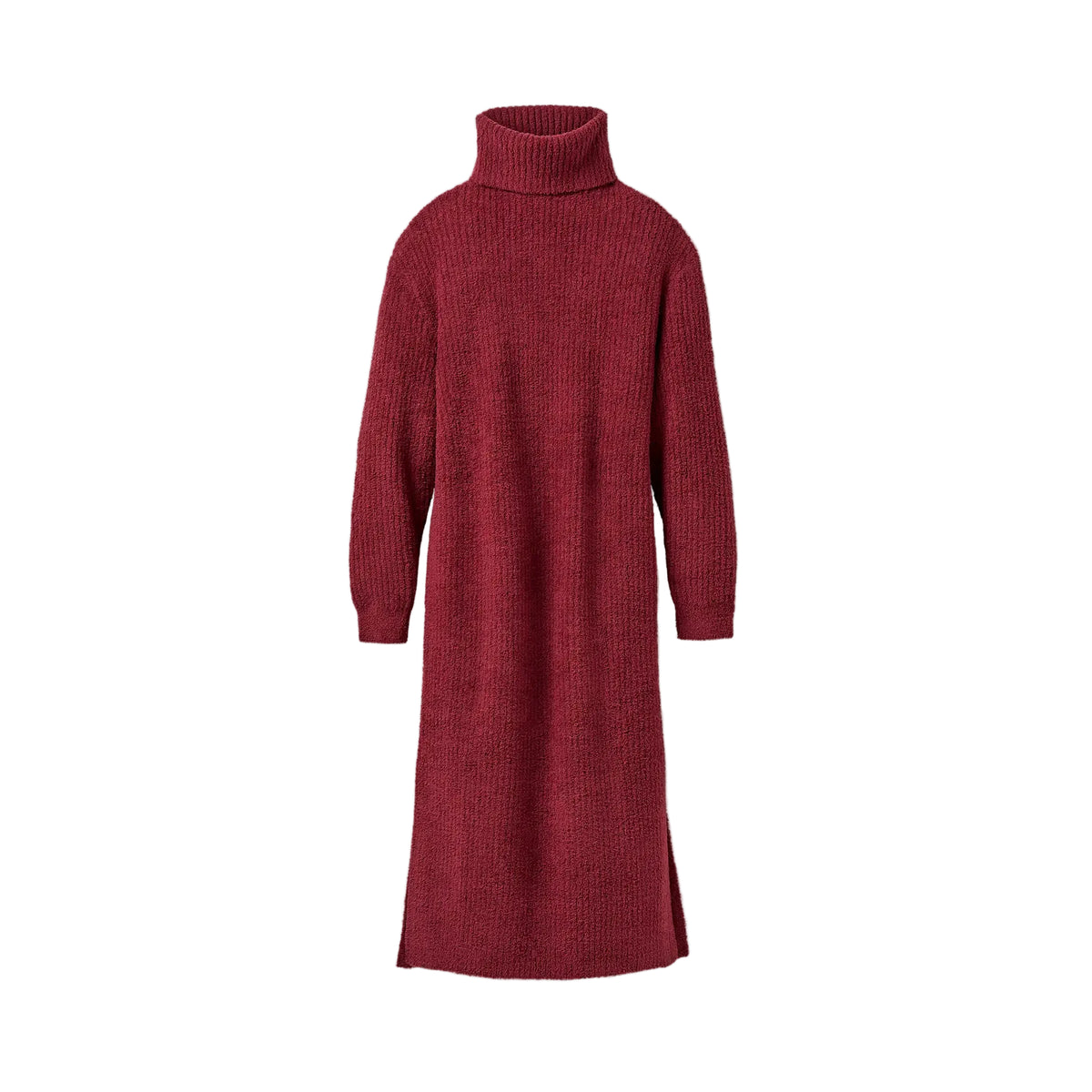 UGG Atlie Turtleneck Rib Dress, Coffee Berry