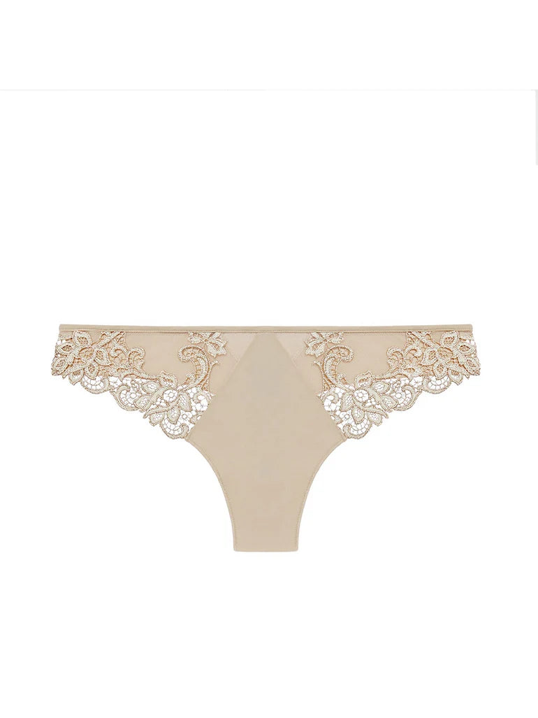 Simone Perele Saga Thong Panties, Chocolate