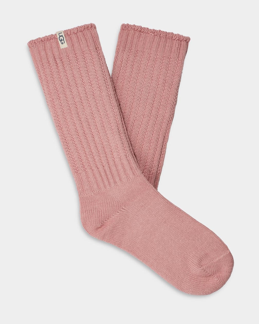 UGG Tyla Slouchy Crew Sock, Clay Pink