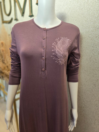 Rosella Nightgown with Embroidery.