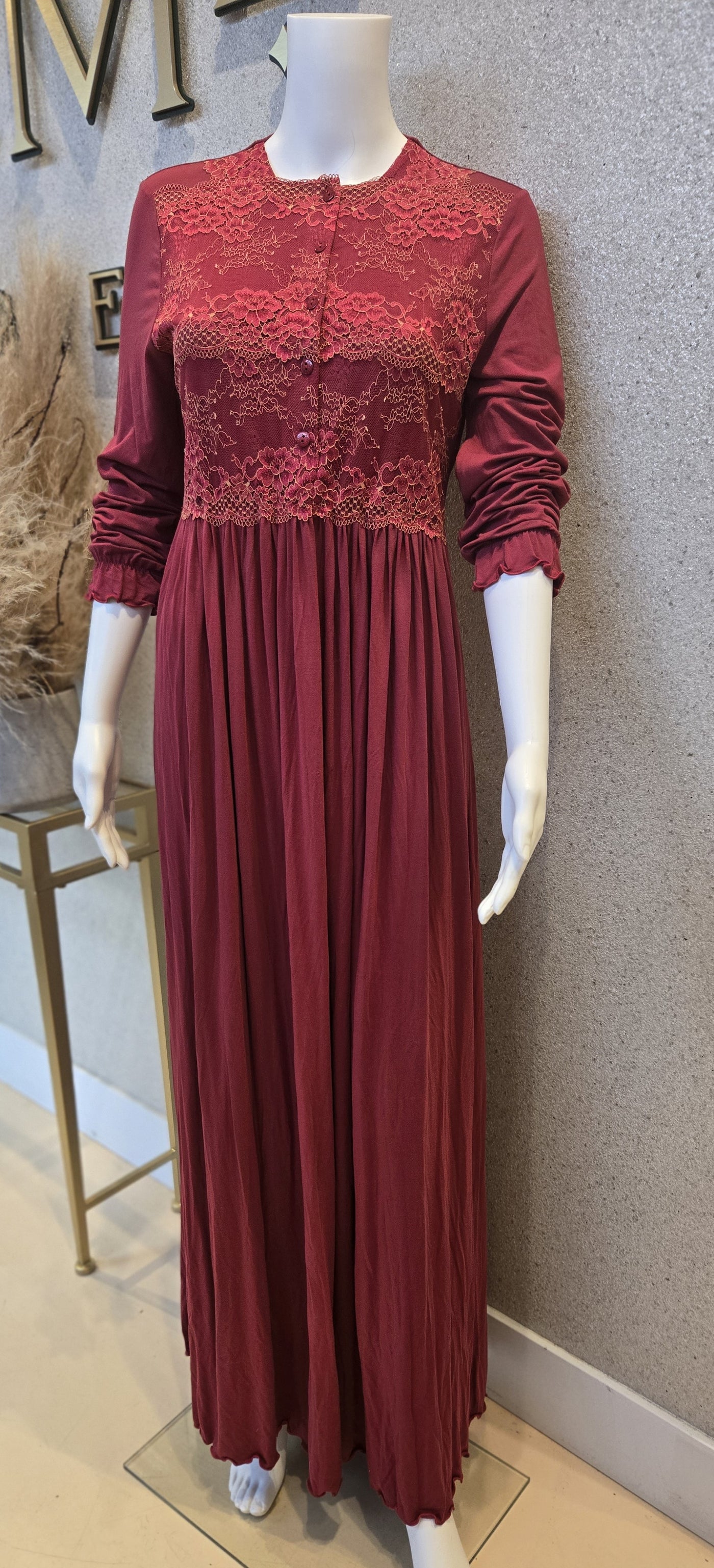 Rosella Top Lace Nightgown IDA 2, Chili 72