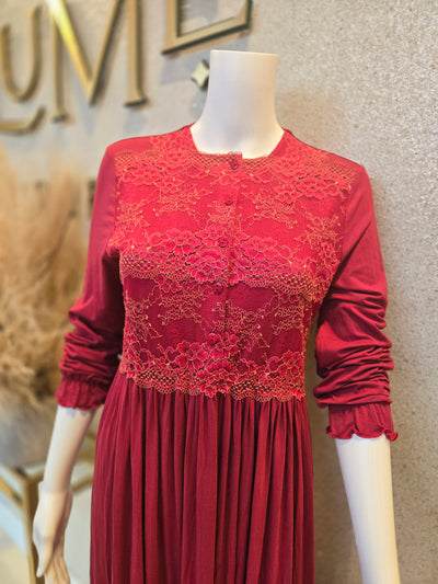 Rosella Top Lace Nightgown IDA 2, Chili 72