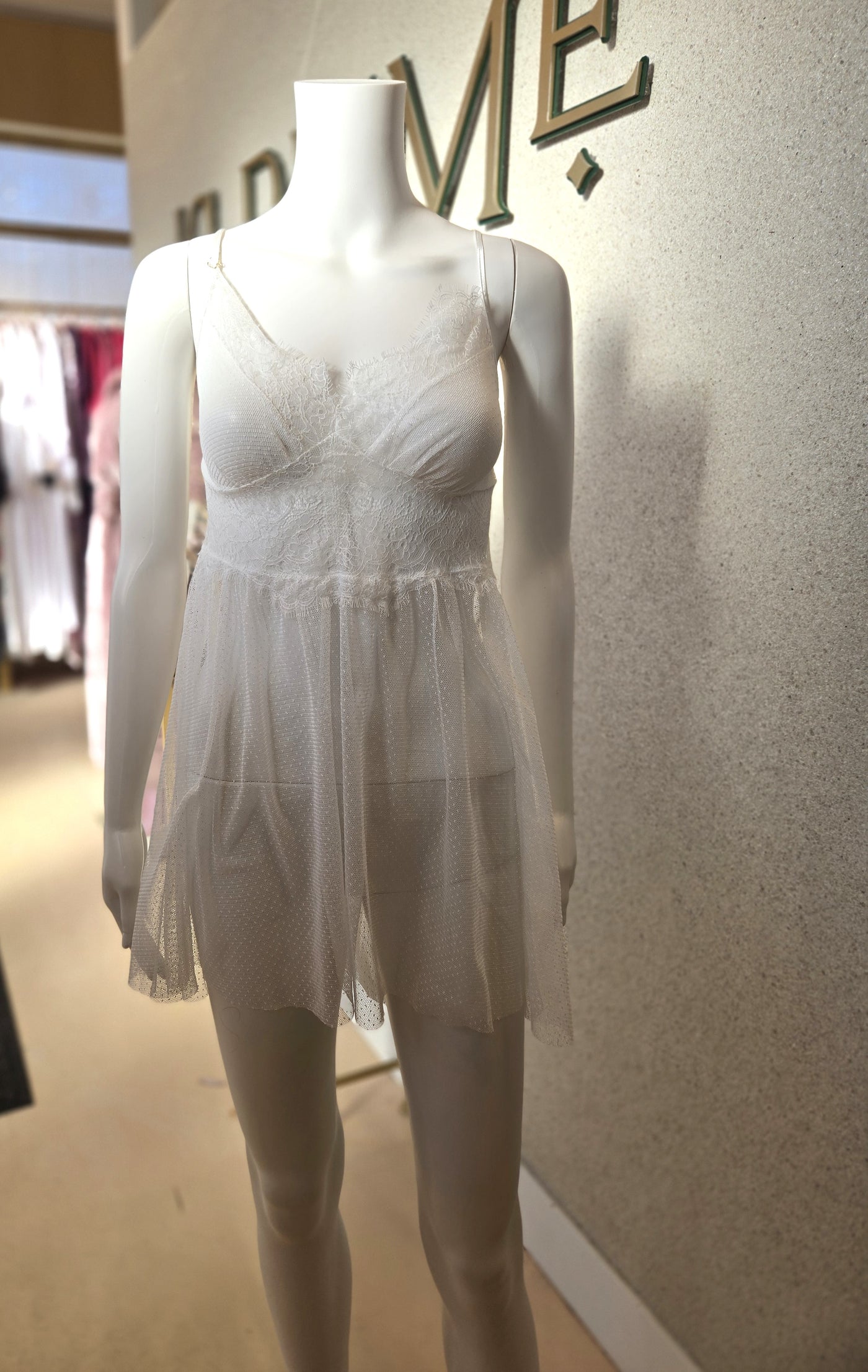 Oh ZUZA! ALL Lace Chemise , Ivory