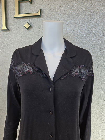 Oh ZUZA! Nightshirt Long Sleeve , Black