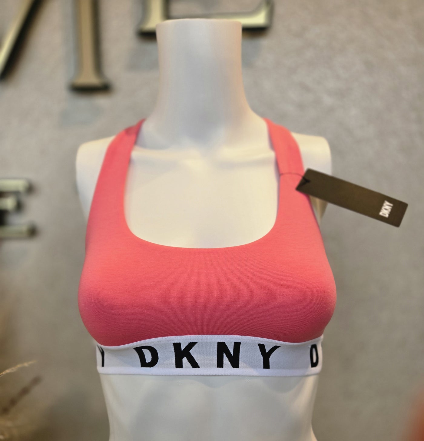 DKNY - Racerback bralette , Pink Taffy