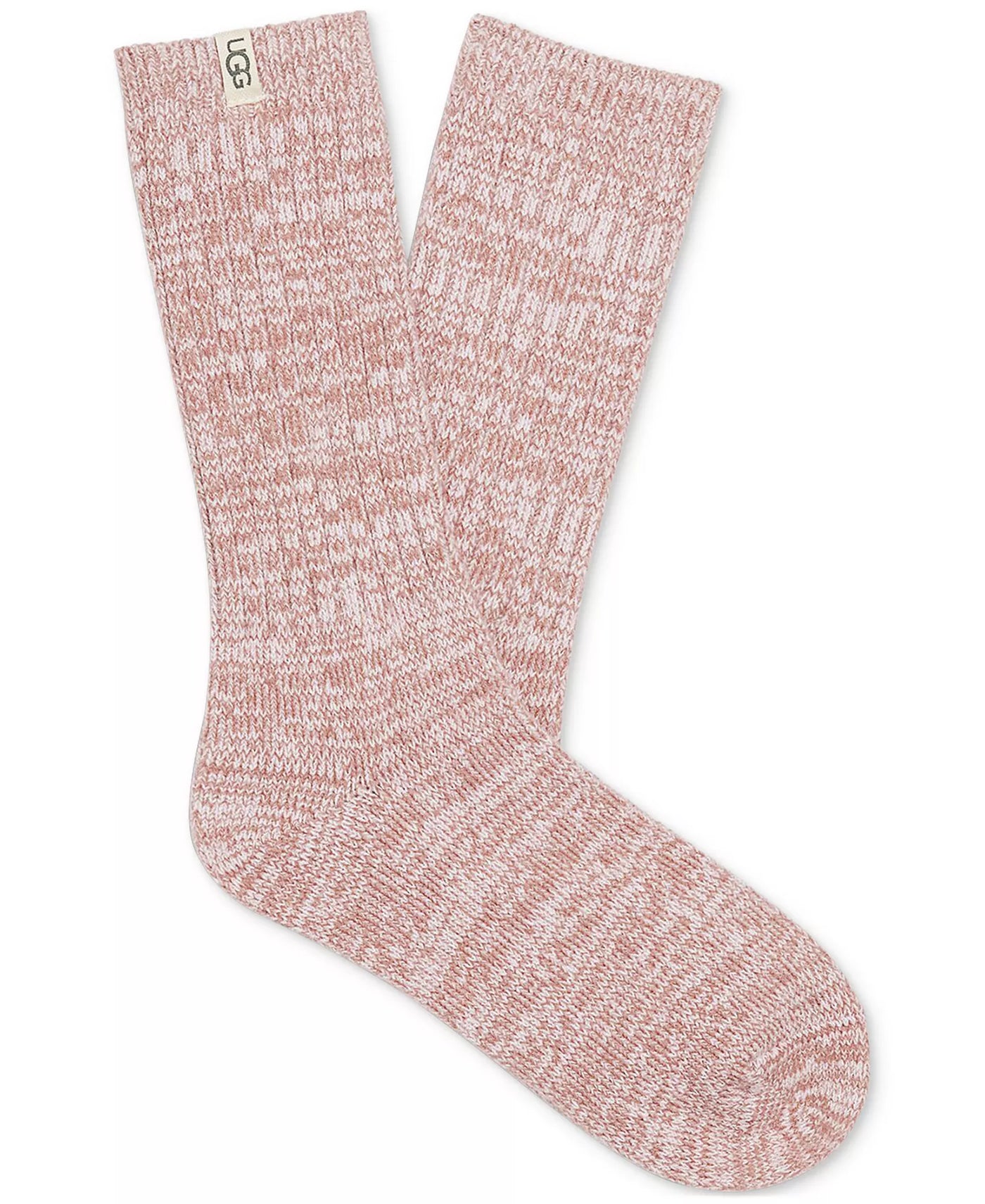 UGG Rib Knit Slouchy Crew Sock, Dusk