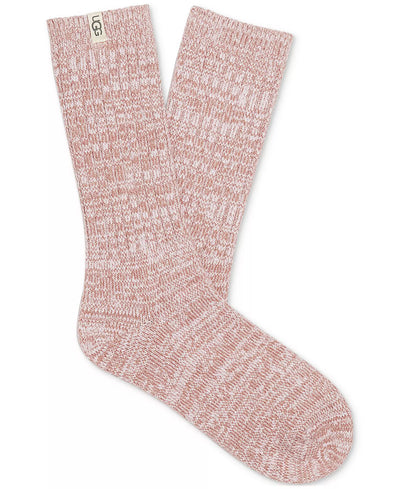UGG Rib Knit Slouchy Crew Sock, Dusk