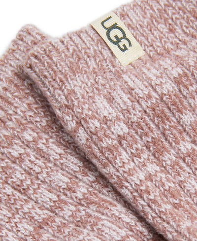 UGG Rib Knit Slouchy Crew Sock, Dusk