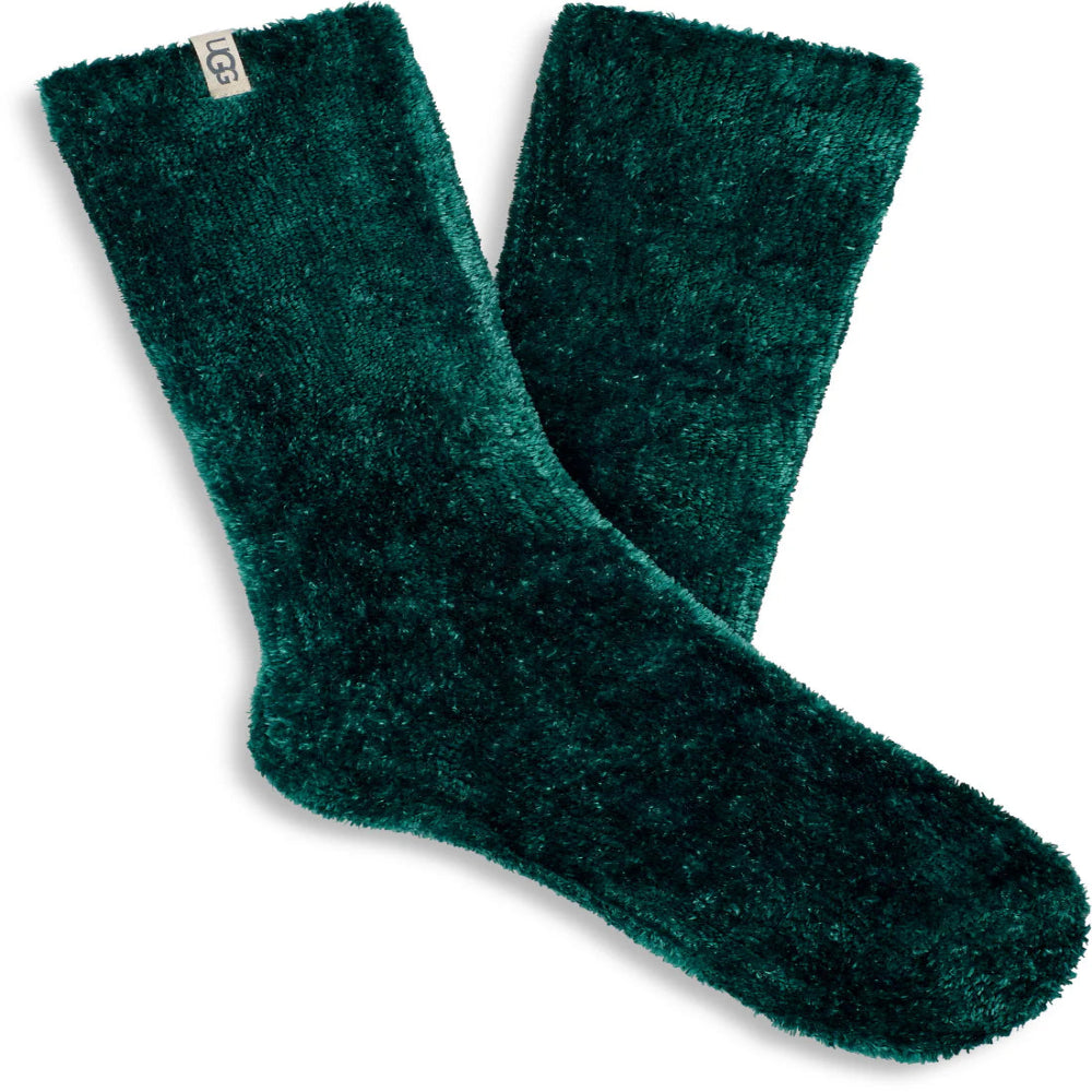Leda Cozy Socks, Pine Green