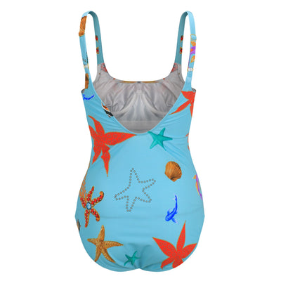 Furstenberg Underwire Swimsuit , Turkis Bunt Ocean Blue