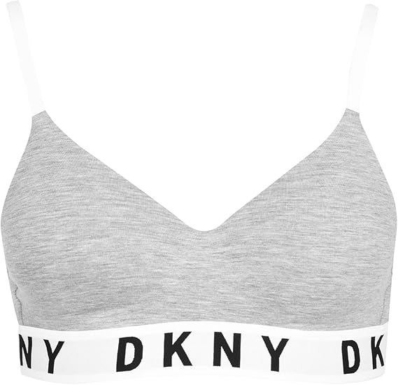 DKNY - Wirefree Push-up  Bralette , Heather Grey