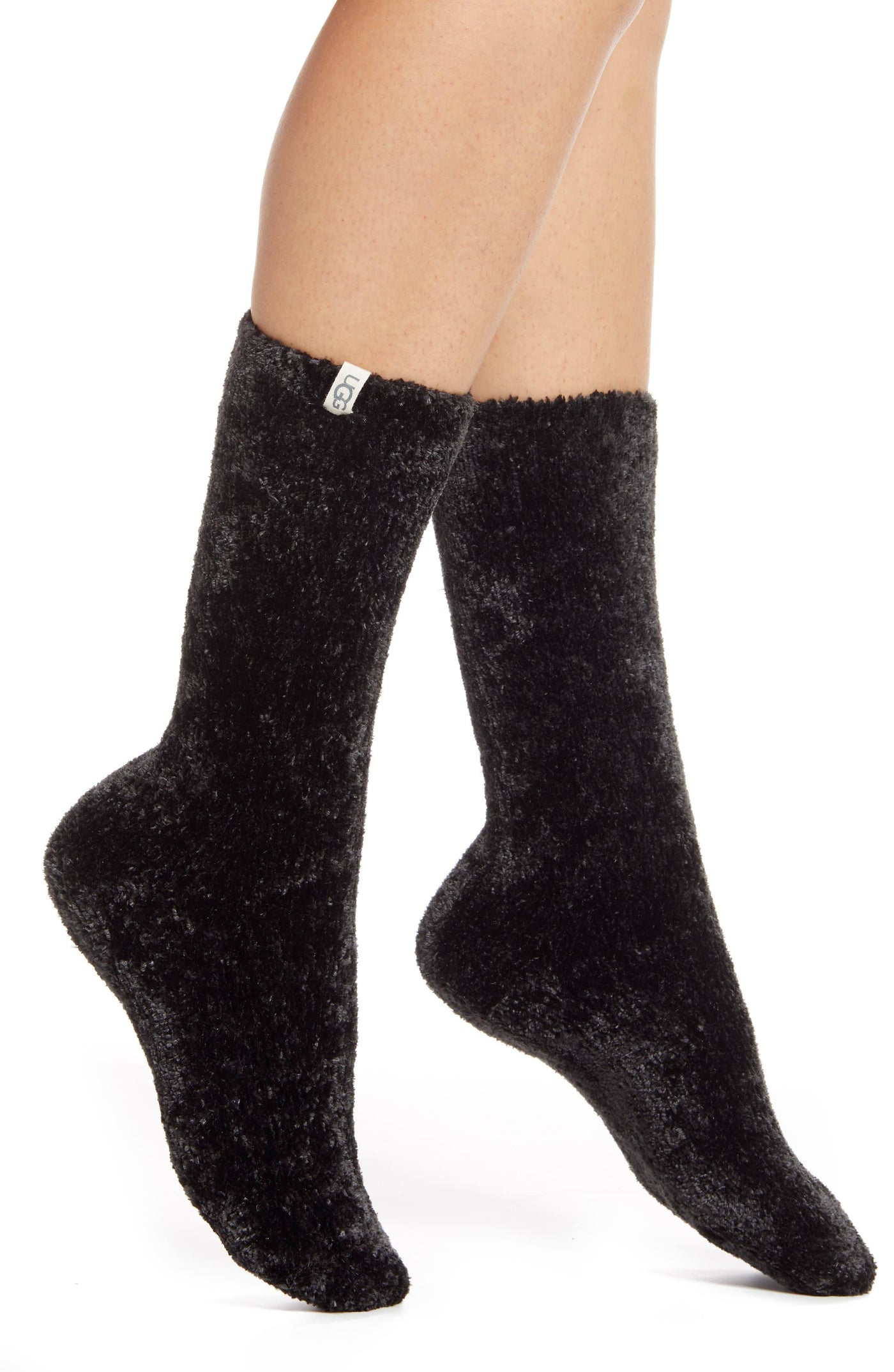 UGG Leda Cozy Socks, Black