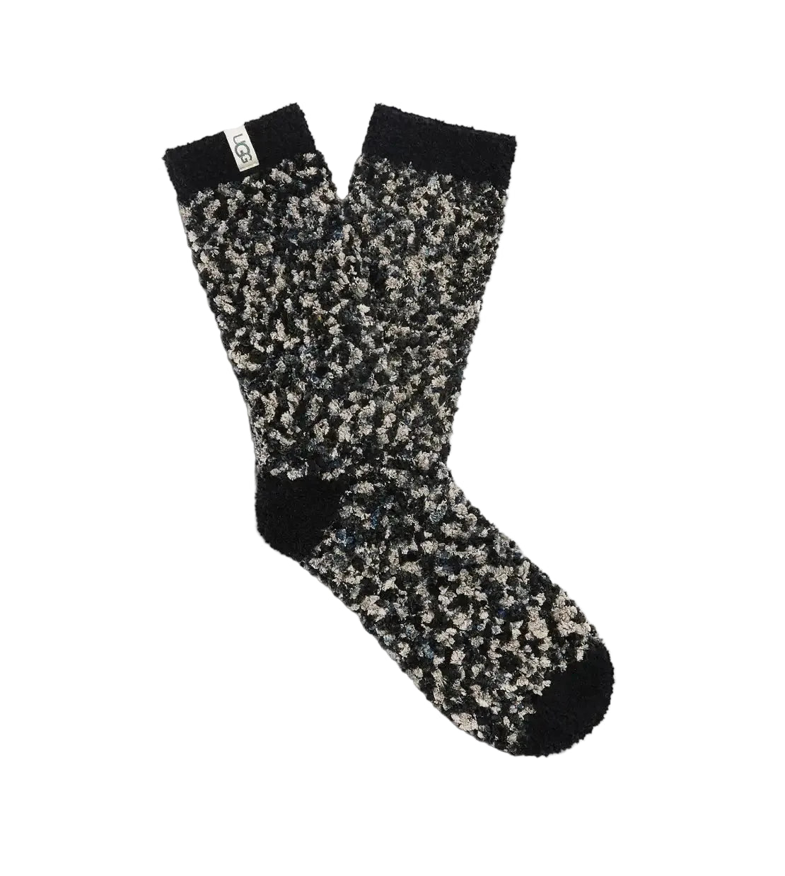 UGG Cozy Chenille Sock, Black/Grey