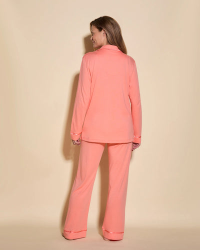 Cosabella Top & Pants Long Sleave Pjs ,Orange