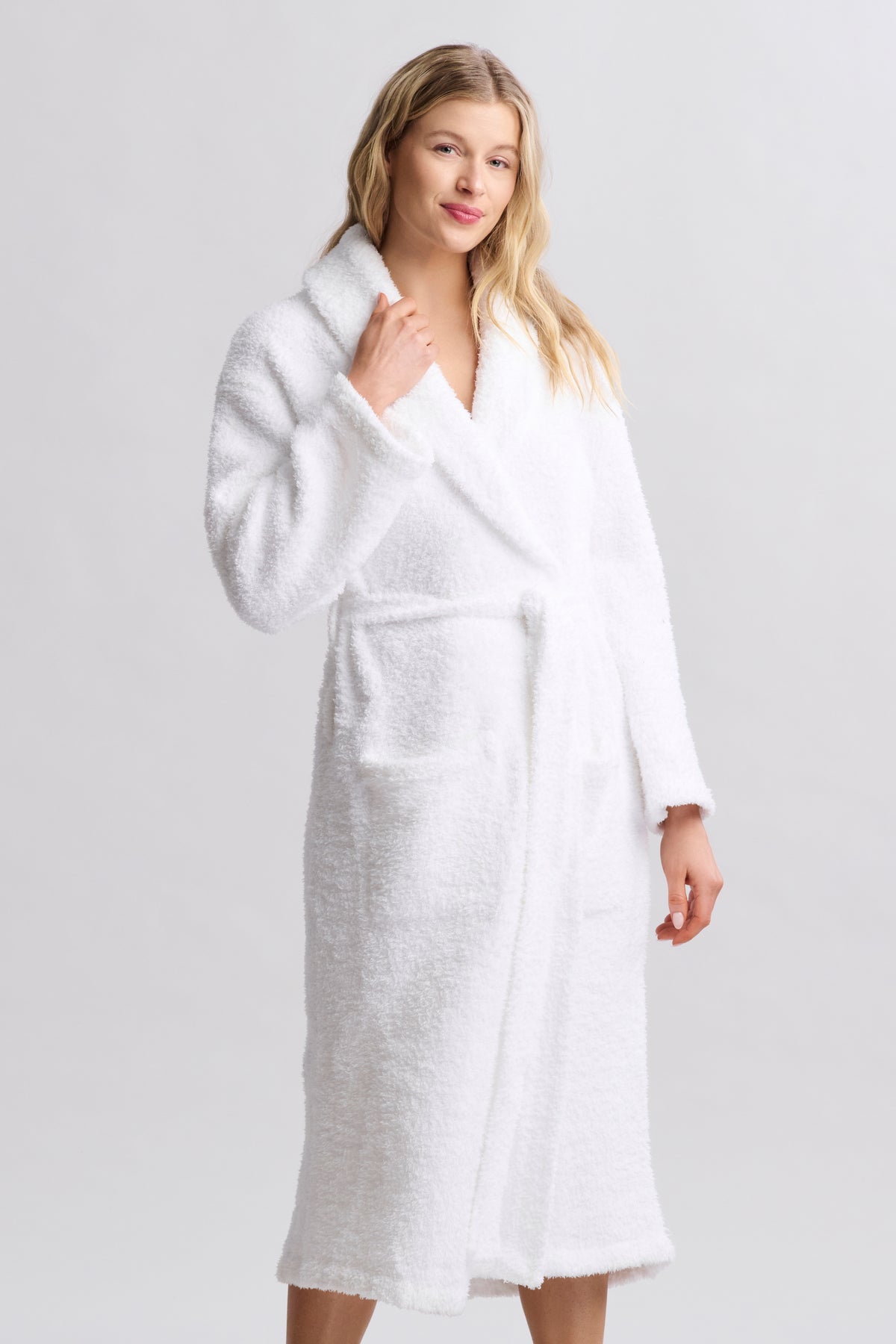 Barefoot Dreams Cozychic Adult Robe, White