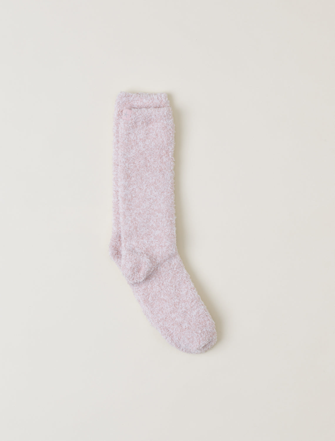Barefoot Dreams Cozychic Socks, Dusty Rose / White