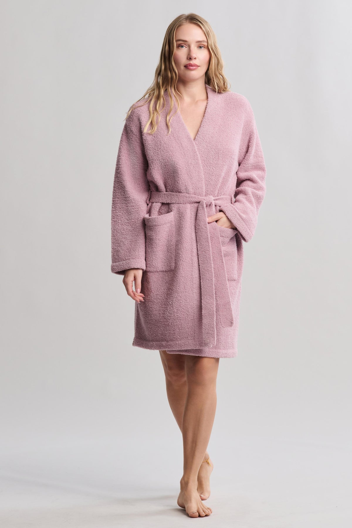 Barefoot Dreams Cozychic Solid Robe, Teaberry