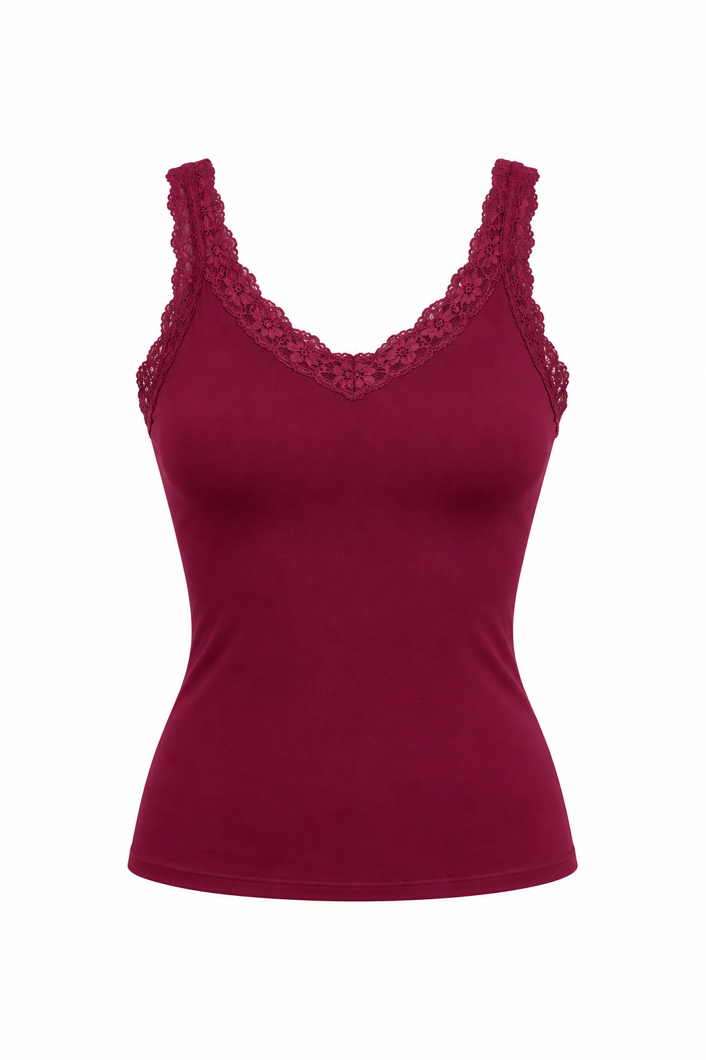 Fleur't Iconic Cami Tank Top 610, Dark Cherry