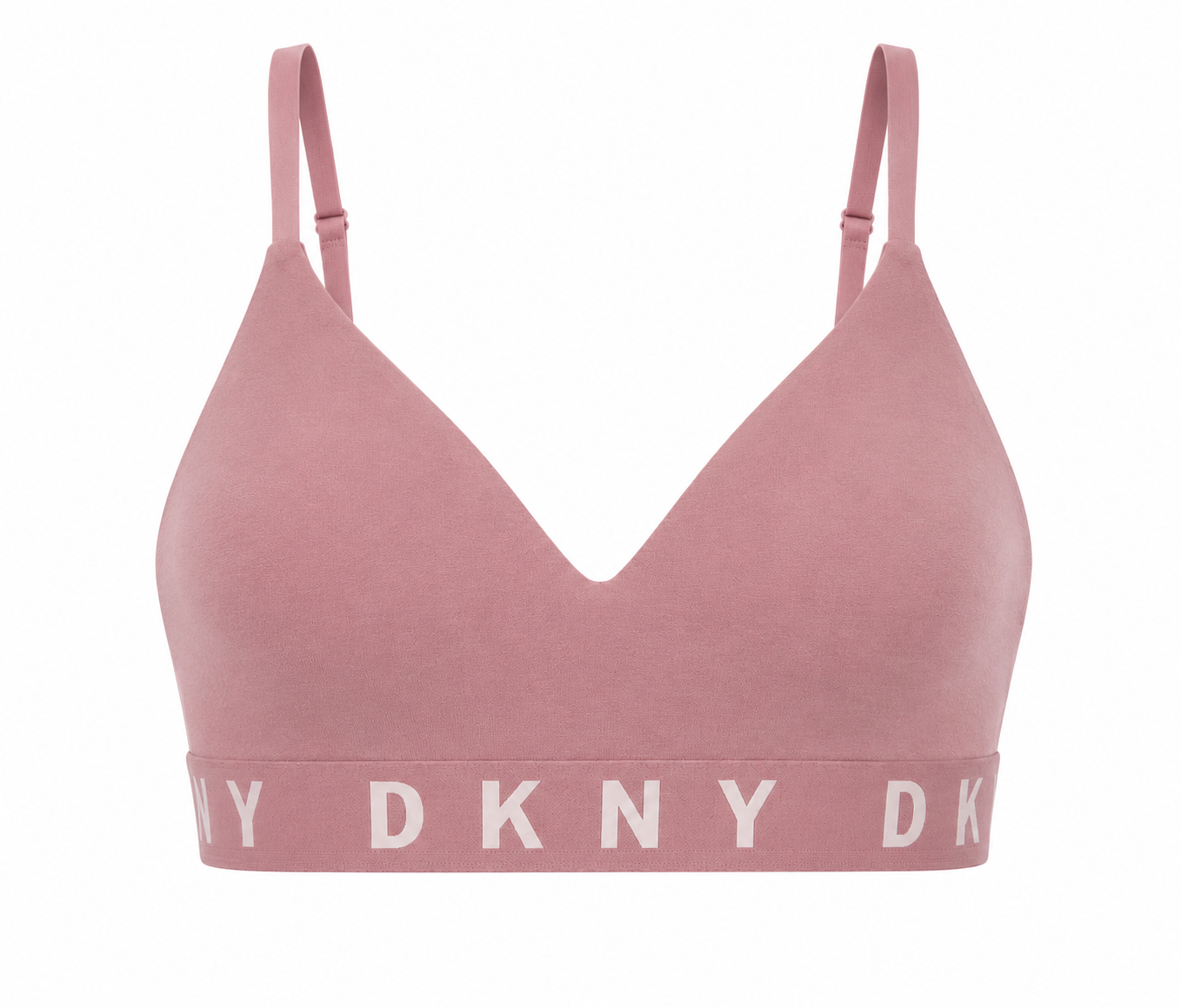 DKNY Cozy Boyfriend Wirefree Push-up Bra DK4518, Rose Wood