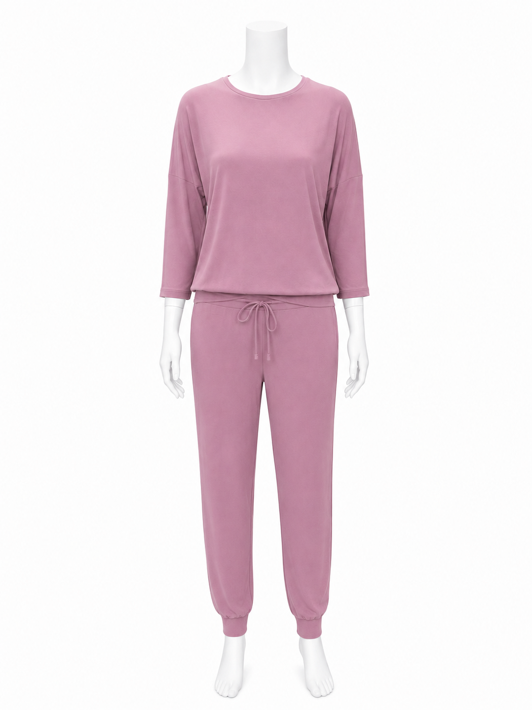 Oh Zuza Pajama Lounge Set OZ214, Heather Pink