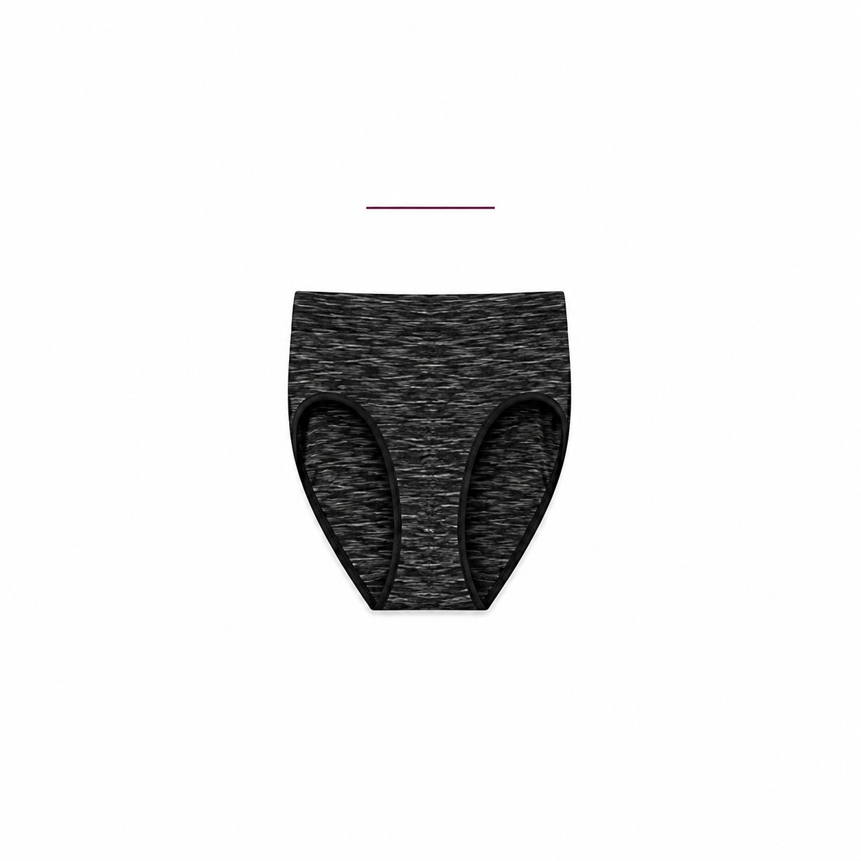 Wacoal B-Smooth Seamless Hi-Cut Panty, Charcoal Heather