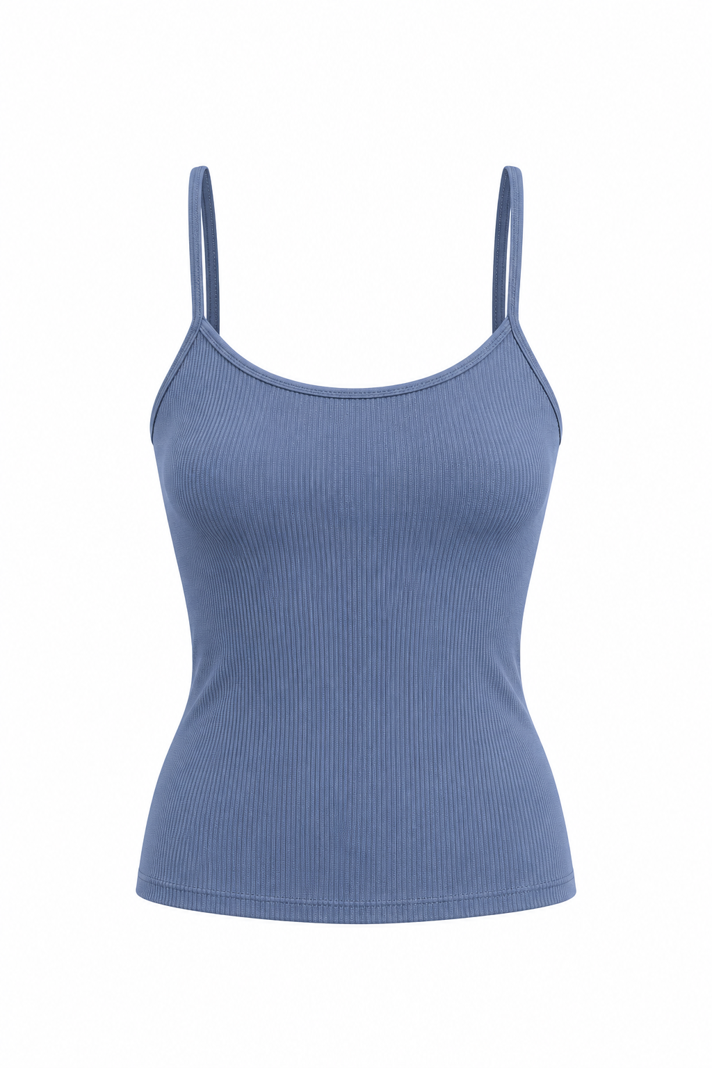 Fleur't Spaghetti Straps Camisole 616, Denim Waffle
