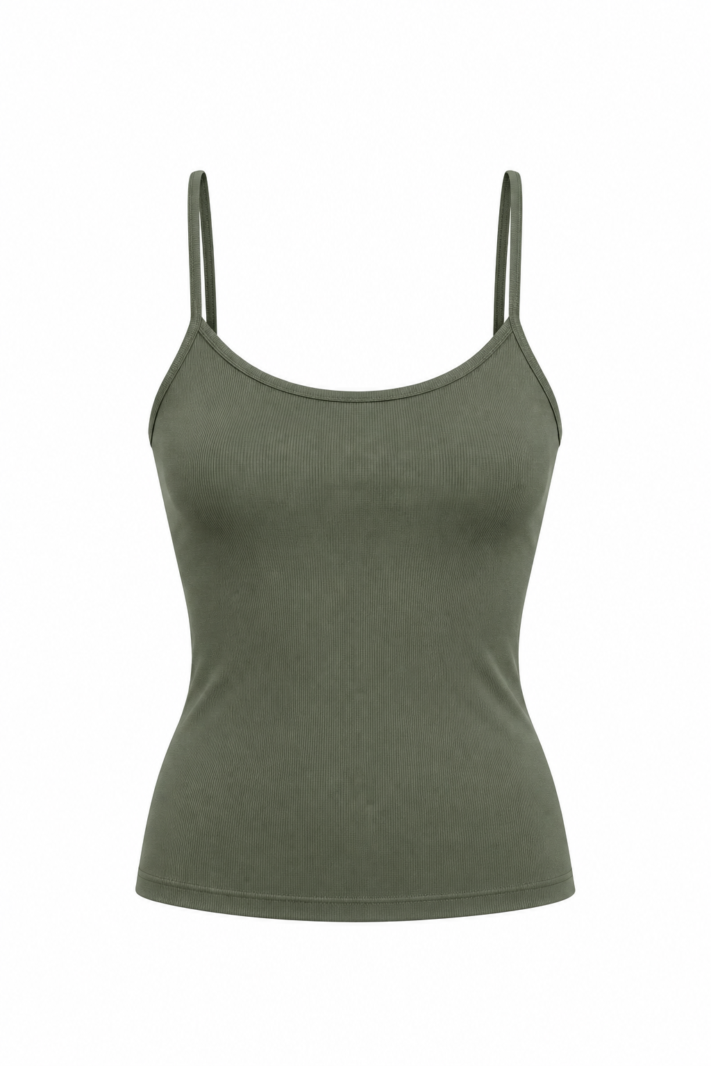 Fleur't Spaghetti Straps Camisole 616, Thyme Rib